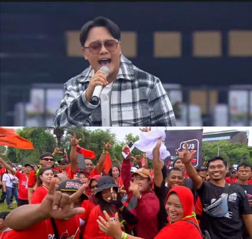 Didukung Ganjar-Mahfud, Danang Ramaikan Panggung Hajatan Rakyat Semarang: Okezone Celebrity